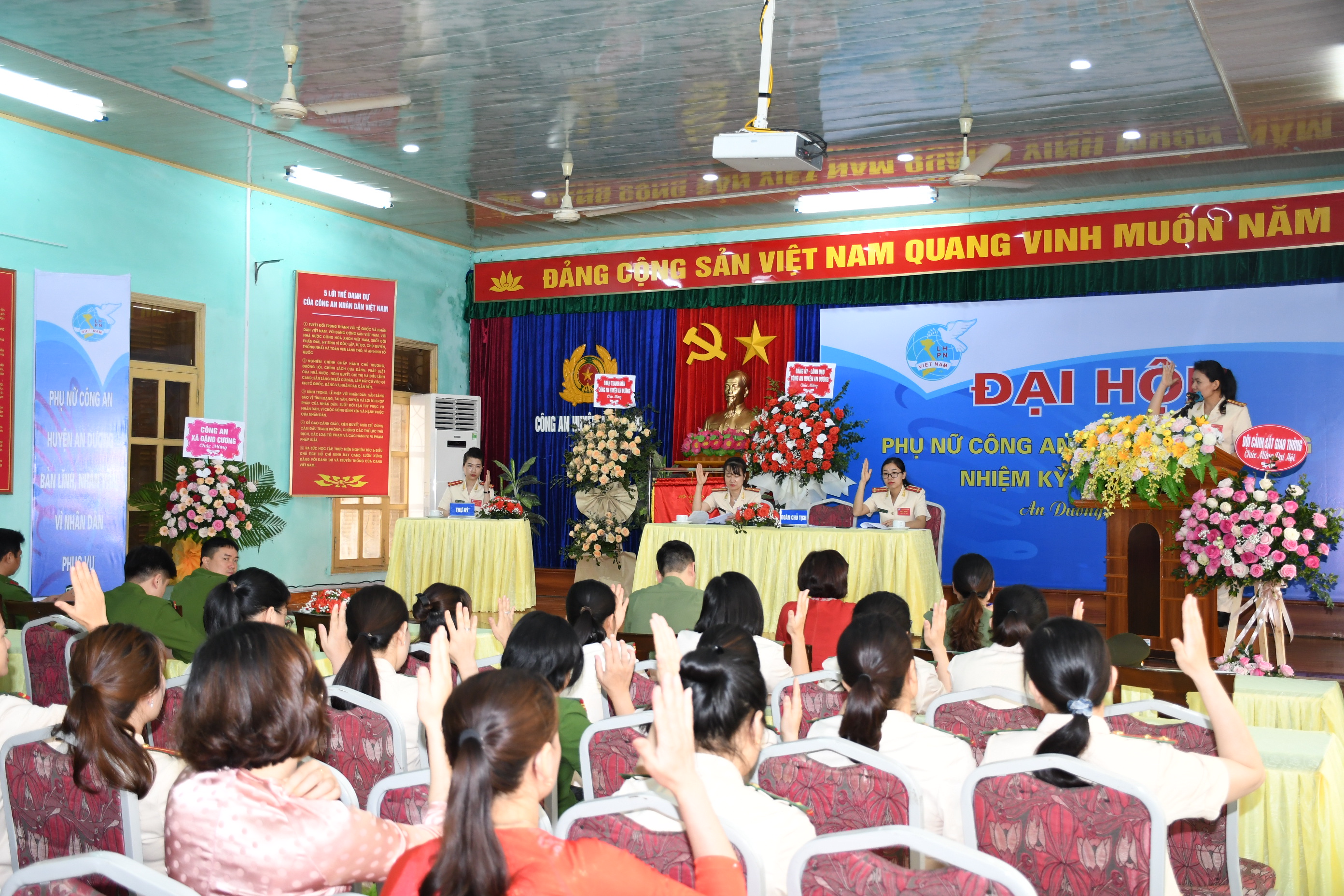 Đại hội Hội Phụ nữ Công an huyện An Dương: Bầu 5 đồng chí Ban chấp hành nhiệm kỳ 2021-2026